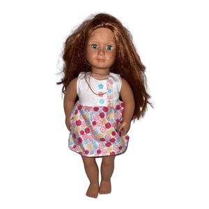 Our Generation Doll By Battat H18000-02 18" Auburn Hair, Blue Eyes With‎ Dress